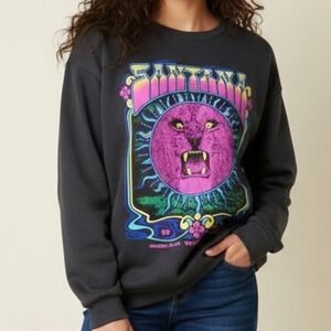 Carlos Santana Graphic Sweatshirt - Band